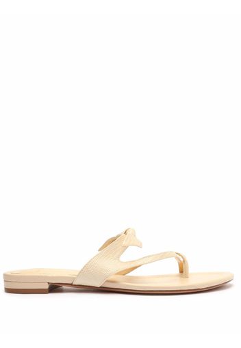 Alexandre Birman Clarita flat summer sandals - Neutrals