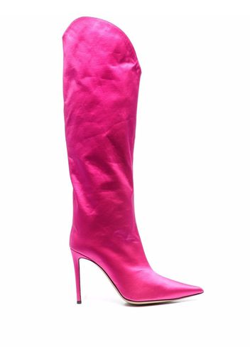 Alexandre Vauthier Alex satin boots - Pink