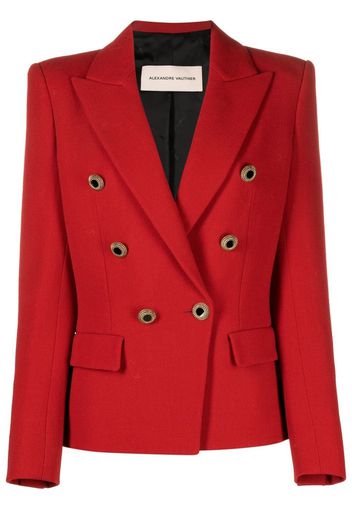 Alexandre Vauthier double-breasted wool blazer - Red