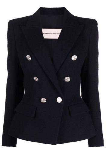 Alexandre Vauthier double-breasted jacket - Blue