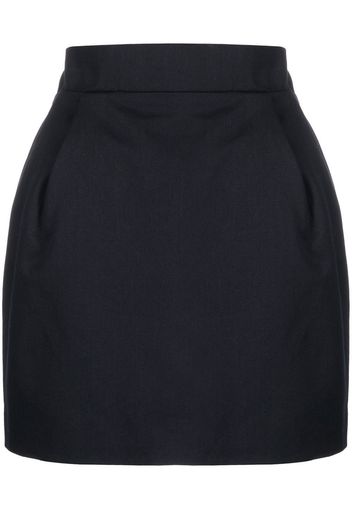 Alexandre Vauthier high-waisted tailored mini skirt - Blue