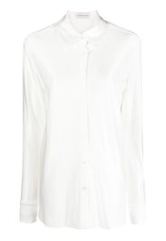 Alexandre Vauthier button-up stretch-jersey shirt - White