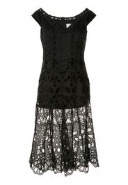 Baudelaire broderie anglais midi dress