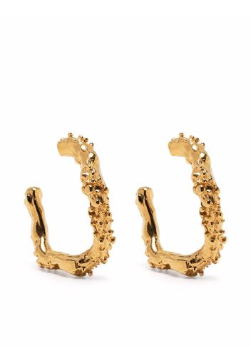 Alighieri The Lunar Rocks hoop earrings - Gold