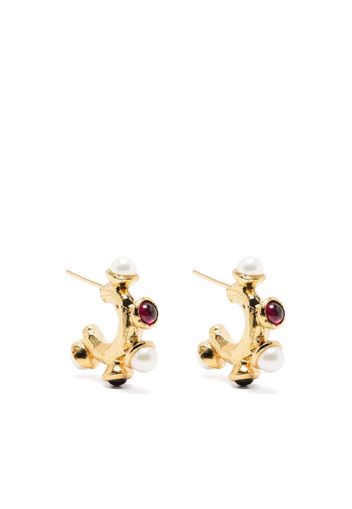 Alighieri The Nocturnal gold-plated earrings