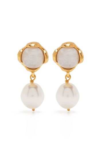 Alighieri The Moonlight Capture pearl earrings - Gold