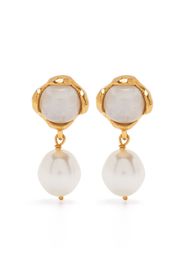 Alighieri The Moonlight Capture pearl earrings - Gold