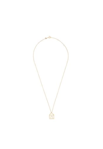 Aliita 9kt yellow gold house pendant necklace - J1000 Yellow Gold