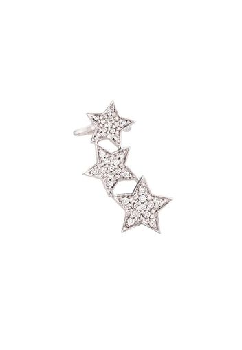 Stasia diamond triple star ear cuff