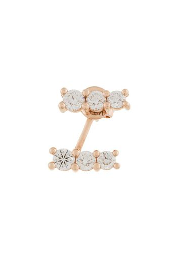 18kt rose gold LARA diamond earring