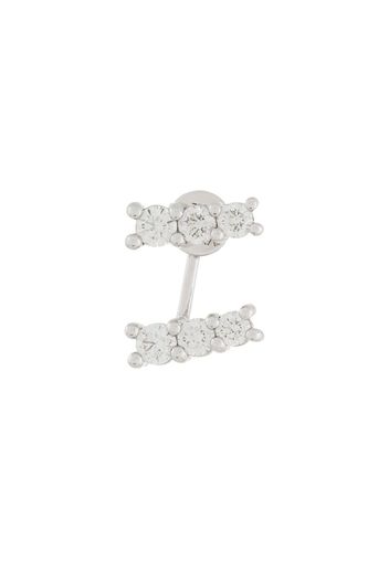 18kt white gold LARA diamond earring