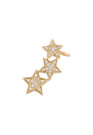 Stasia diamond triple star ear cuff