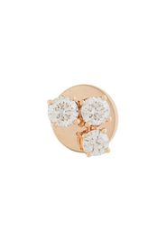 18kt rose gold EVA diamond stud