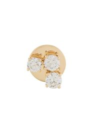 18kt yellow gold EVA diamond single stud