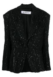 Almaz Spotlight single-breasted blazer - BLACK