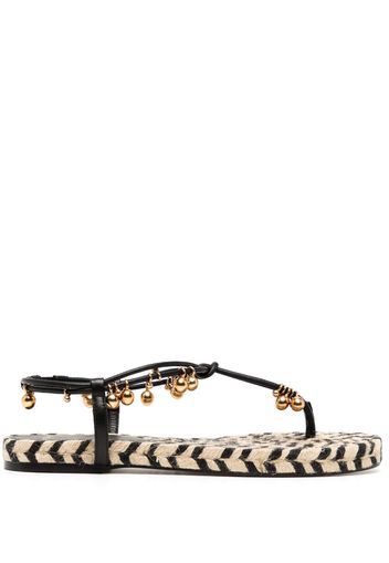 Altuzarra bead-detail flat espadrilles - Neutrals