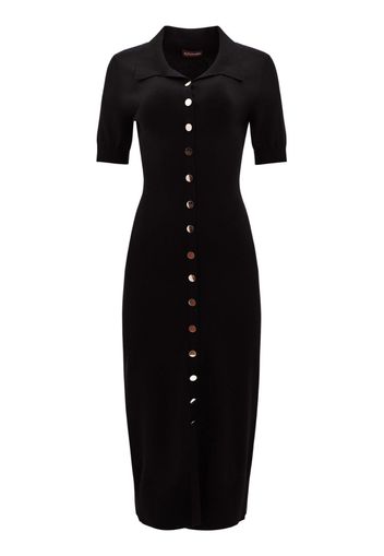 Altuzarra Hestia short-sleeve midi dress - Black