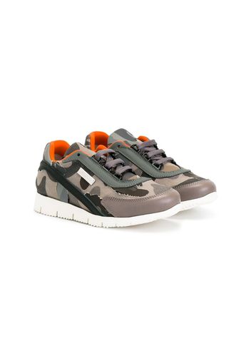 camouflage print sneakers