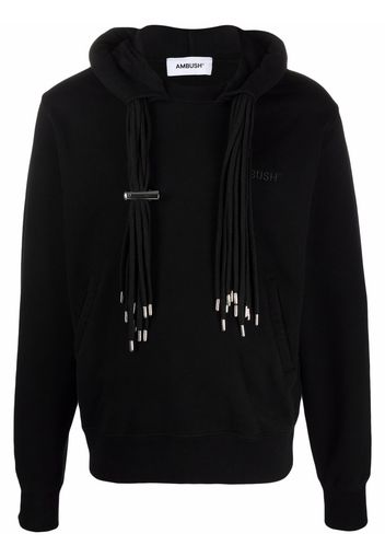 AMBUSH MULTICORD HOODIE BLACK BLACK