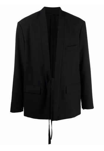 AMBUSH WOOL KIMONO BLAZER JACKET BLACK NO COLOR