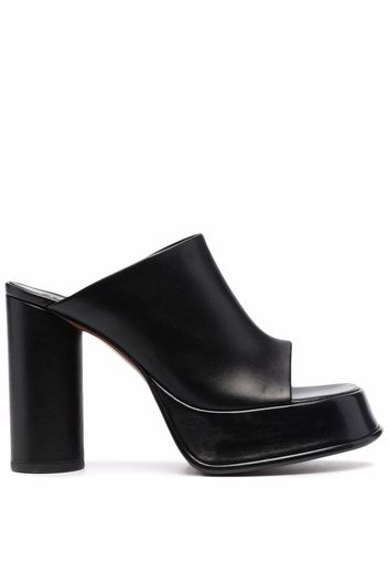 AMBUSH platform slip-on mules - Black