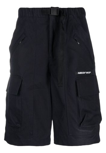 AMBUSH CARGO SHORTS BLACK NO COLOR