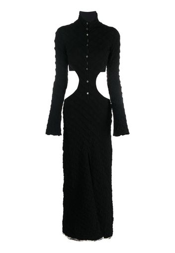 AMBUSH cut-out knitted dress - Black