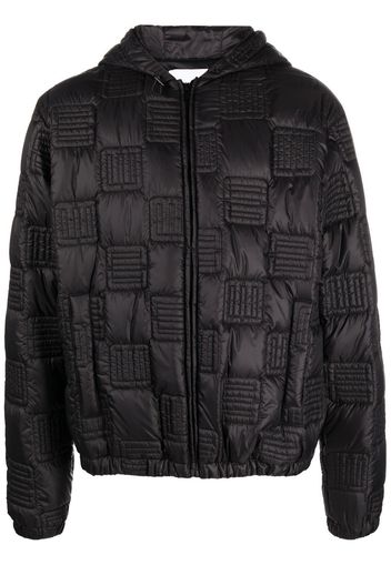 AMBUSH quilted hooded jacket - Black