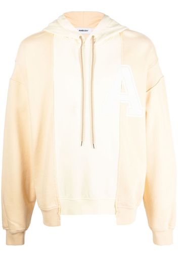 AMBUSH asymmetric hem hoodie - Neutrals