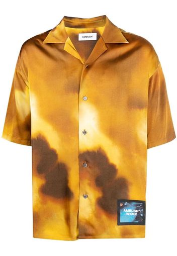 AMBUSH BOWLING SHIRT - CEYLON YELLOW BLACK