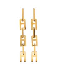 AMBUSH A chain-link earrings - Gold