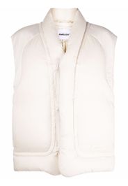 AMBUSH KIMONO DOWN VEST TOFU TOFU - Neutrals