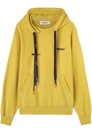 AMBUSH multicord-drawstring cotton hoodie - Yellow