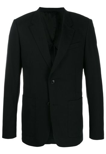 button-front blazer