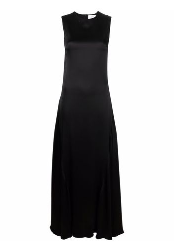 AMI Paris sleeveless flared maxi dress - Black