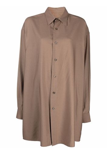 AMI Paris drop-shoulder shirtdress - Neutrals