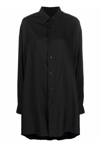 AMI Paris drop-shoulder shirtdress - Black