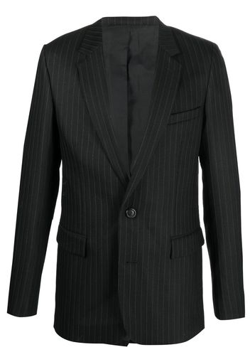 AMI Paris single-breasted striped blazer - Black