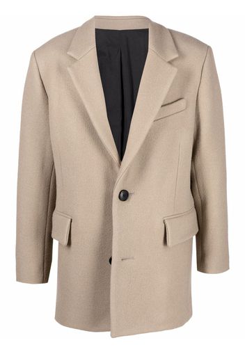 AMI Paris single-breasted blazer jacket - Neutrals