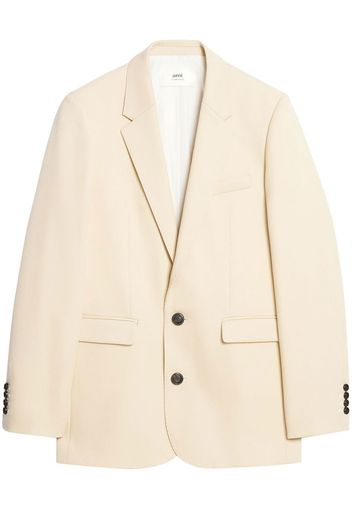 AMI Paris single-breasted wool blazer - Neutrals