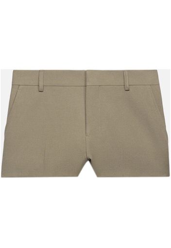 AMI Paris tailored-cut wool shorts - Neutrals