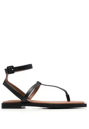 AMI Paris T-bar strappy sandals - Black