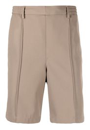 AMI Paris elasticated waistband Bermuda shorts - Neutrals