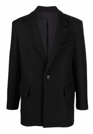 AMI Paris single-breasted blazer jacket - Black