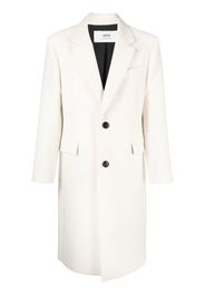 AMI Paris single-breasted coat - White