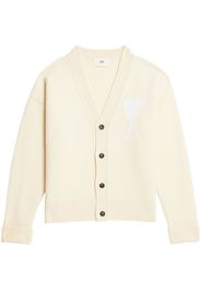 AMI Paris Ami De Coeur button-up cardigan - Neutrals