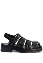 AMI Paris caged leather sandals - Black