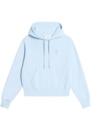 AMI Paris Ami De Coeur long-sleeve hoodie - Blue