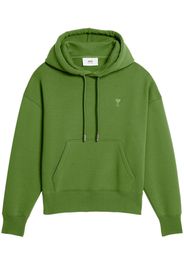 AMI Paris Ami De Coeur long-sleeve hoodie - Green