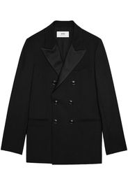 AMI Paris double-breasted blazer - Black